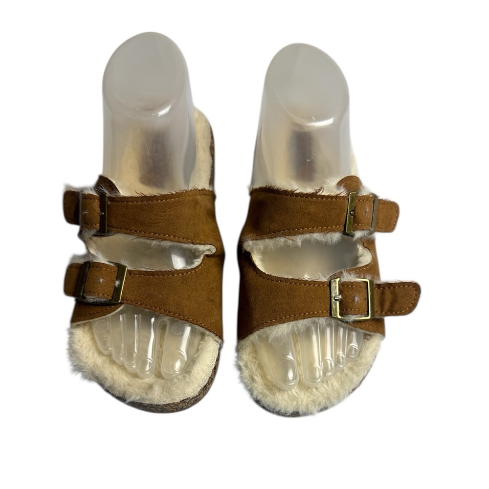 Mia Kids Little/Big Girl's Rozy Slides Sandals Chestnut Size 5
